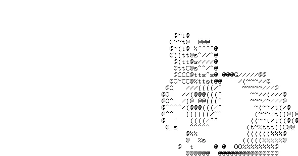 ascii bunny :3